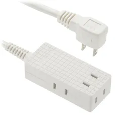【新品】オーム電機 スリムタップ 4個口 3m ホワイト｜HS-T43-PBT22 00-5053のサムネイル