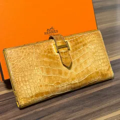 2026年最新】HERMES カラー：イエロー系 レディース 二つ折り財布の