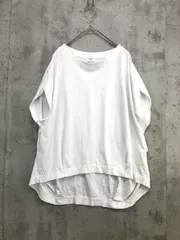 URBAN RESEARCH DOORS アーバンリサーチドアーズ タックデザイン フレンチスリーブ カットソー sizeM/オフホワイト  ■◆ レディース