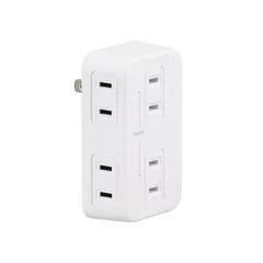 【新品】オーム電機 発煙ガード安全タップ6個口 白｜HS-A6H-W 00-2602のサムネイル