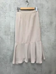 美品 NATURAL BEAUTY BASIC ナチュラルビューティーベーシック 切替 ヘムマーメイド スカート size縦S横S‐/ベージュ ■◇ レディース