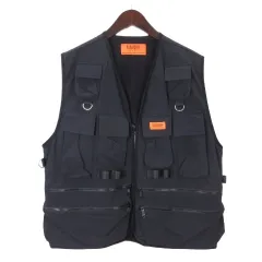 ユニバーサルオーバーオール UNIVERSAL OVERALL 別注 MAKINO ガーデナーベスト ナイロン M ブラック U2313404IN