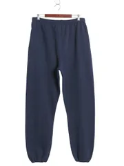 【お得なクーポン配布中!】 90s ラッセル 無地 スウェット パンツ メンズ レディース XXL オールド / 裏起毛 トレーナー イージーパンツ ポケット付き 大きいサイズ 紺