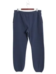 【お得なクーポン配布中!】 90s USA製 ラッセル 無地 スウェット パンツ メンズ レディース XL オールド 裏起毛 トレーナー イージーパンツ ブランク ポケット付き 紺