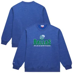 ミッチェルネス メンズ アウター パーカー・スウェット シャツ フリース Mens Mitchell Ness Navy Dallas Mavericks Throw It Back Fleece Sのサムネイル