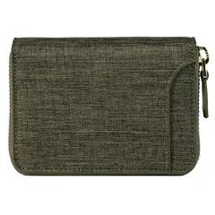 【新品】 [LUCKYSGY] 小銭入れ メンズ コインケース ミニ財布 メンズ 帆布 8カード入れ キーリング付き カードケース 財布 コンパクト 大容量 耐久性 5色あり(帆布×オリーブグリーン)