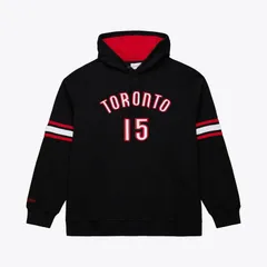 ミッチェルネス メンズ アウター パーカー・スウェット Mens Mitchell Ness Vince Carter Black Toronto Raptors Name Number Hoodieのサムネイル