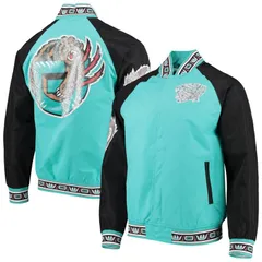 ミッチェルネス メンズ アウター ジャケット・ブルゾン Mens Vancouver Grizzlies Turquoise Mitchell Ness Hardwood Classics 75thのサムネイル