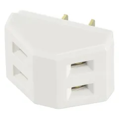 【新品】オーム電機 2口タップ 白｜HS-H32/W 06-5383のサムネイル
