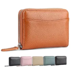 【新品】 [KYAN Fashion] ミニ財布 本革 小さい財布 コンパクト 軽量 大容量 じゃばら式 カードケース 二つ折り財布 お札が折れない 小銭入れ レディース メンズ ミニウォレット (キャメルブラウン) 0