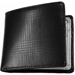 【新品】 [ベルクート] ブラック×グレー 二つ折り財布 メンズ 2つ折り財布 2つ折り 二つ折り 財布 短財布 スペインレザー 本革 レザー 薄型 大容量 ファスナーなし レディース サイフブランド ふたつ折りビジネス 牛革 革 男性 小銭入れあり 薄い財布