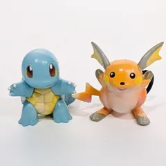 ポケットモンスター フィギュア ゼニガメ ライチュウ モンスターコレクション 初期 希少 モンコレ 現状品 レア