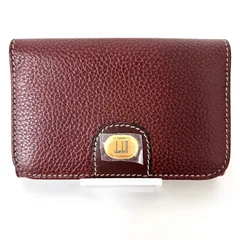 SD6063 新品同様！ 未使用！ DUNHILL ダンヒル 6連キーケース レザー ブラウン 金具ゴールド メンズ ビジネス