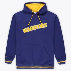 ミッチェルネス メンズ アウター パーカー・スウェットール Mens Mitchell Ness Royal Golden State Warriors Hardwood Classics Big Tのサムネイル
