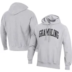 チャンピオン メンズ アウター パーカー・スウェットール Mens Champion Gray Grambling Tigers Tall Arch Pullover Hoodie Nc2 Grey グレー
