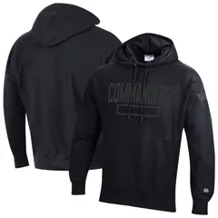 チャンピオン メンズ アウター パーカー・スウェット フリース Mens Champion Black Washington Commanders Tonal Reverse Weave Fleece Hoodie Wft Black ブラック
