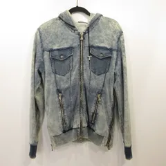 【姫路東店】 中古 BALMAIN | バルマン パーカー S8H6243J002 ブルー サイズ：S 【108】のサムネイル