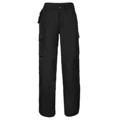ラッセルアスレチック メンズ ボトムス カジュアルパンツ Russell Athletic Russell Mens Heavy Duty Work Trousers Black ブラックのサムネイル