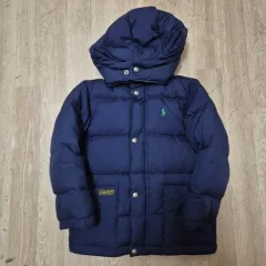 POLO RALPH LAUREN ポロラルフローレン キッズ スモールポニー ダックダウン フード ダウン アウター (5)