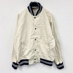 古着 used　～90s　WESTERN CONCEPTS　スタジャン/スタジアムジャケット　ヴィンテージ　アイボリー　Mサイズ
