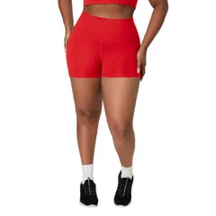 ヘインズ レディース ボトムス ハーフパンツ・ショーツ ショートパンツ Womens Hanes Moves 3Pack Bike Shorts Holly Berry Red レッド