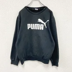 古着 used　PUMA　プーマ　スウェット/トレーナー　黒　ブラック　Sサイズ
