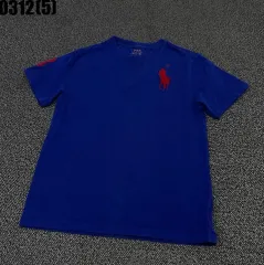 ポロ ラルフローレン ビックポニー ブルー 半袖 Tシャツ 10-12 0312