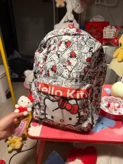 ハローキティ バックパック + キーホルダー ぬいぐるみ セット