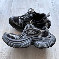 BALENCIAGA 6XL スニーカー ブラック/グレー メッシュ サイズ42 - メルカリ