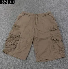 カーキ色 カーゴ ハーフパンツ 5分丈 XL 0321