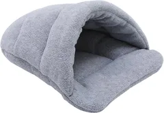 lulubelle ハムスター ハウス モルモット ハリネズミ 小動物用 巣箱 寝袋 寝床 洗える 寒さ対策 うさぎ (グレー)のサムネイル