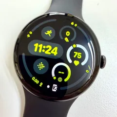 【美品⭐️ Google Pixel Watch】 Google Pixel Watch 3     45mm    ブラック　 新品純正充電器付き　 ワンオーナーユーズド品　 AYA02603210100J