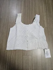 白ニット ビスチェ