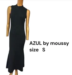 No.317 (♡)AZUL by moussy リブニットマーメイドワンピース