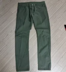 칼하드 カーキ コットン パンツ メンズ ズボン (32)