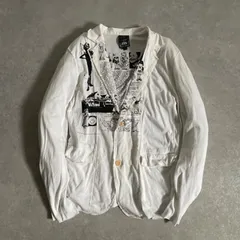 HYSTERIC GLAMOUR DESTROY ALL MONSTERS プリント コットンポリ シングルジャケット ヒステリックグラマー デストロイオールモンスターズ