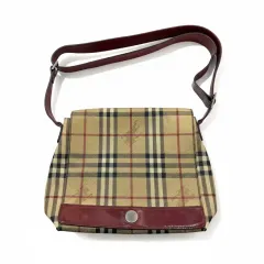 バーバリー ノバ チェック クロスバッグ
