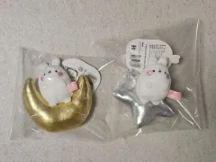 Molang 月 様 星 様 キーホルダー
