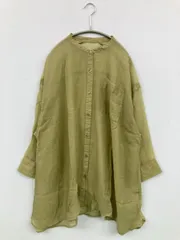 Kastane カスタネ シャツワンピース F ライトグリーン