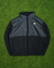 ナイキ Therma ジップアップ フリース ボア フリース ジャケット ブラック L(100)