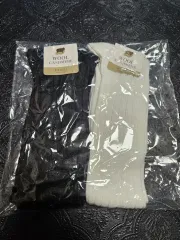 (新品)エイブリー ホリックミー カシミア ゴージ ニット ウール靴下 ウールニーハイソックス