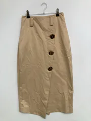 ZARA BASIC ザラベーシック スカート XS ベージュ