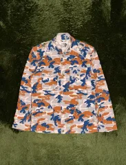 105 THE NORTH FACE ザノースフェイス ホワイト 白 ラベル MULTI マルチ カモフラージュ カモ フラージュ スナップ フィールド ジャケット