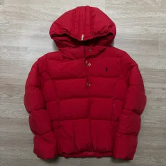 ポロラルフローレン キッズ フード ダウン