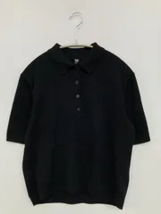 UNIQLO ユニクロ ポロシャツ M ブラック