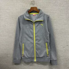 プーマ刺繍 ロゴ カジュアル ジャージ ジップアップ M M13243