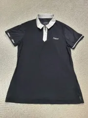M) タイトリスト ブラック ゴルフ 半袖Tシャツ