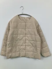 CINEMA CLUB シネマクラブ ノーカラージャケット L ベージュ