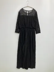 LACE LADIES レースレディース ドレス XL ブラック