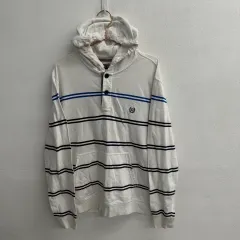 CHAPS ポロ チャンプス 白 ストライプ WHO Tシャツ m